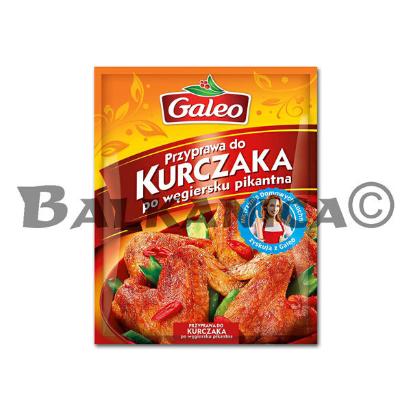 16 G CONDIMENTO PICANTE POLLO AL ESTILO HUNGARO GALEO 16 G CONDIMENTO PICANTE POLLO AL ESTILO HUNGARO GALEO