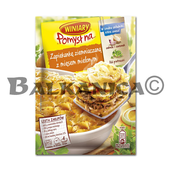 42 GR BASE PARA PATATAS CON CARNE PICADA WINIARY 42 GR BASE PARA PATATAS CON CARNE PICADA WINIARY