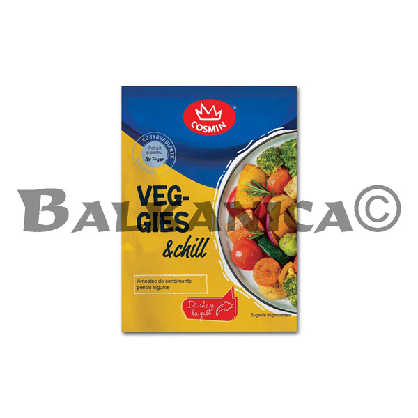 28 G MEZCLA DE CONDIMENTOS PARA VERDURAS VEGGIES & CHILL COSMIN