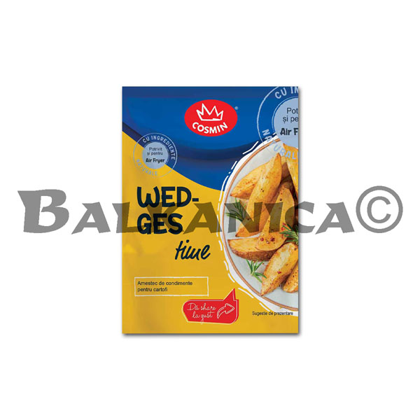 25 G MEZCLA DE CONDIMENTOS PARA PATATAS WEDGES TIME COSMIN