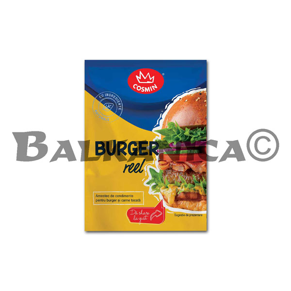 25 G CONDIMENTO PARA HAMBURGUESA Y CARNE PICADA BURGER REEL COSMIN