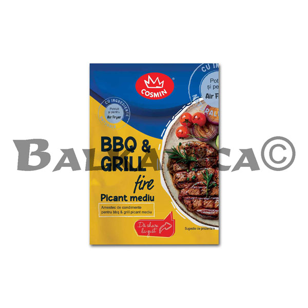 25 G CONDIMENTO BBQ & GRILL FIRE PICANTE MEDIO COSMIN