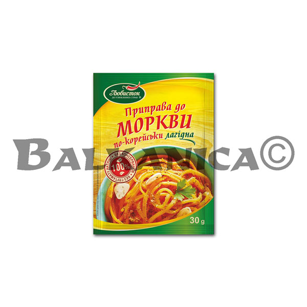 30 G CONDIMENTO PARA ZANAHORIA COREANA LAHIDNA LIUBISTOK