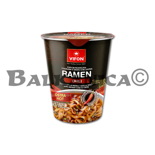 60 G SOPA RAMEN DE FIDEOS CON CHILI (VASO) VIFON