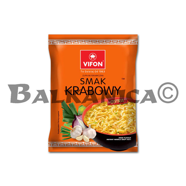 70 G SOPA DE FIDEOS SABOR CANGREJO PICANTE VIFON