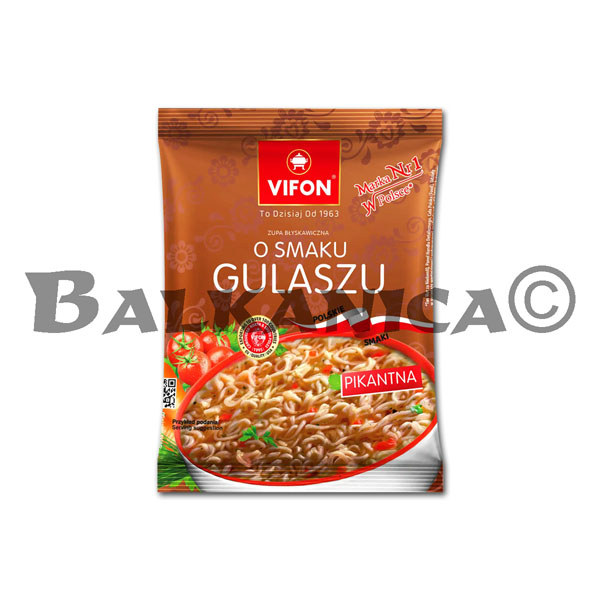 65 G SOPA DE FIDEOS SABOR GULASH PICANTE VIFON