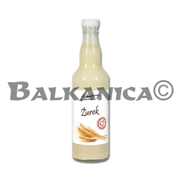 0.5 L SOPA AGRIA DE CENTENO (ZUREK) Z BABCINEJ SPIZARNI 0.5 L SOPA AGRIA DE CENTENO (ZUREK) Z BABCINEJ SPIZARNI