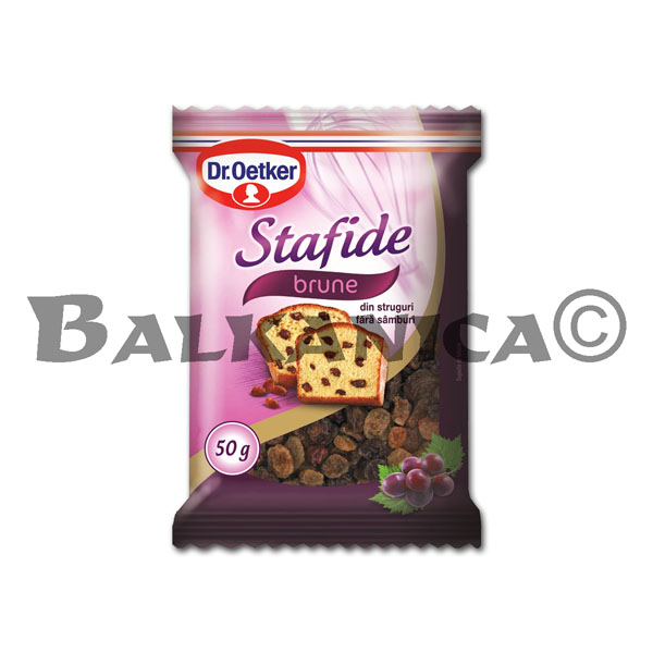 50 G STAFIDE BRUNE DR.OETKER