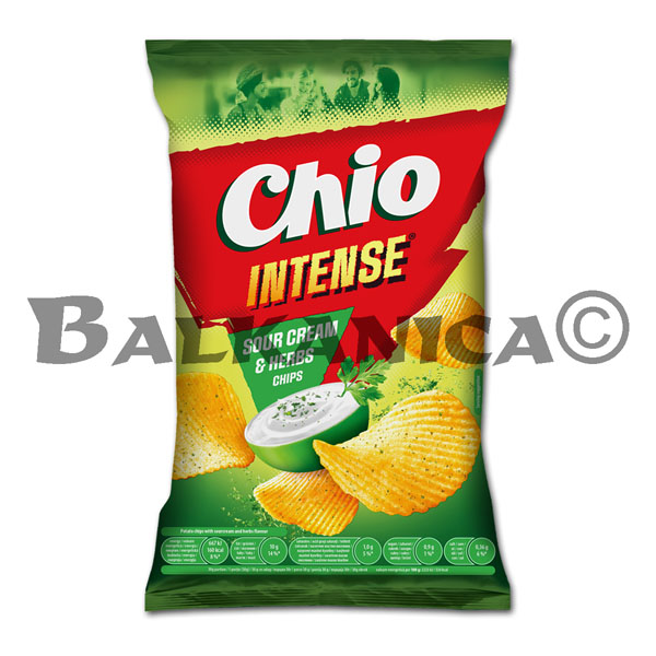 120 G CHIPS NATA Y HIERBAS INTENSO CHIO