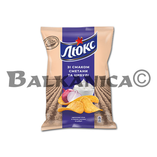 133 G CHIPS ONDULADO SABOR NATA Y CEBOLLA LUKS