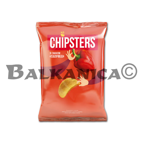 60 G CHIPS PAPRIKA FLAVOR CHIPSTER'S 60 G CHIPS PAPRIKA FLAVOR CHIPSTER'S
