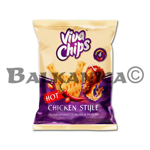 100 Г ЧИПСЫ С КУРИЦЕЙ ОСТРЫЕ ВИВА