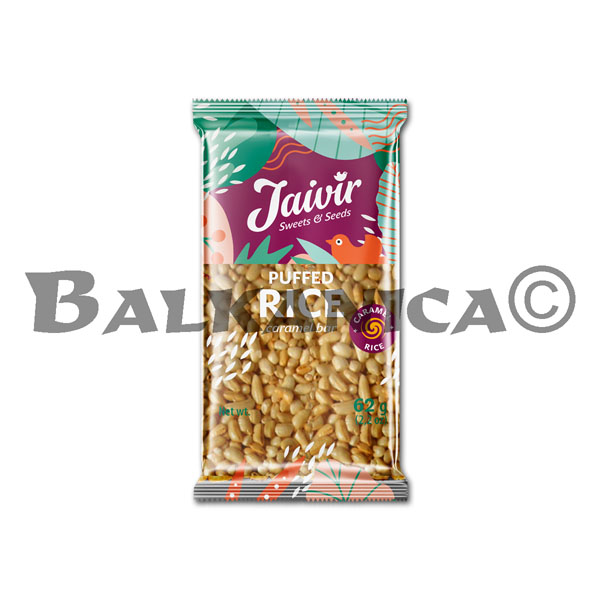 62 G BAR CRISPY RICE CARAMELIZED JAIVIR