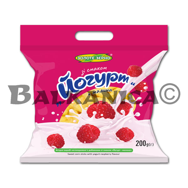 200 Г КУКУРУЗНЫЕ ПАЛОЧКИ СО ВКУСОМ МАЛИНОВОГО ЙОГРУТА ЗОЛОТОЕ ЗЕРНО
