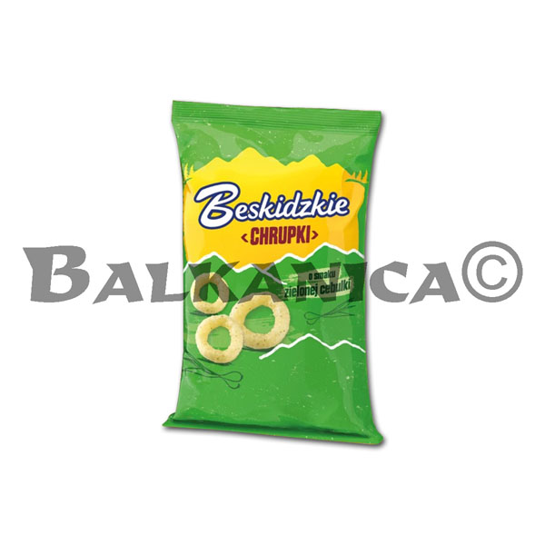 85 G SNACKS DE MAIZ BESKIDZKIE SABOR CEBOLLINO AKSAM