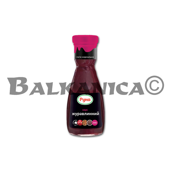 240 G SAUCE CRANBERRY RUNA