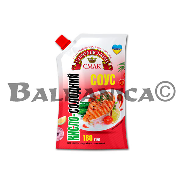 180 G SALSA AGRIDULCE KOROLІVSKIY SMAK