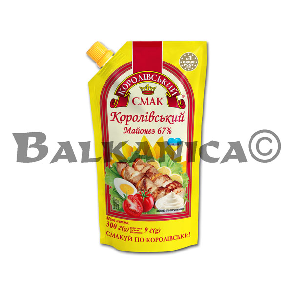 300 G MAYONESA REAL 67% KOROLІVSKIY SMAK