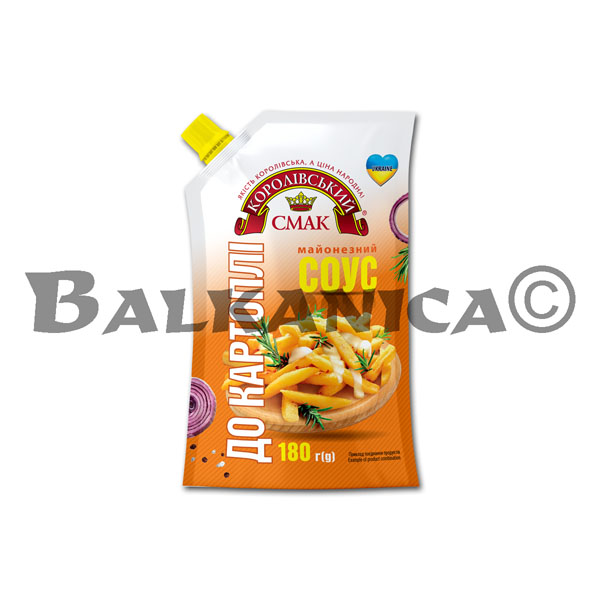 180 G SALSA MAYONESA PARA PATATAS KOROLІVSKIY SMAK