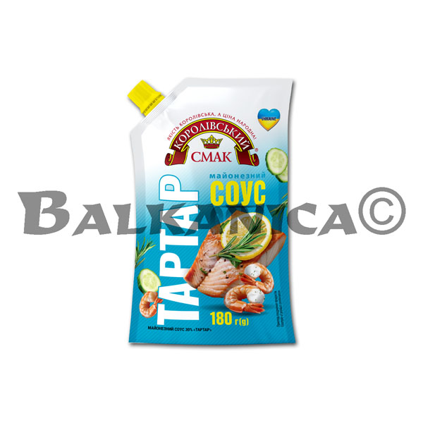 180 G SALSA MAYONESA TARTARA KOROLІVSKIY SMAK