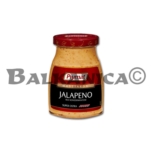 185 G MOSTAZA PICANTE JALAPEÑO PRYMAT 185 G MOSTAZA PICANTE JALAPEÑO PRYMAT