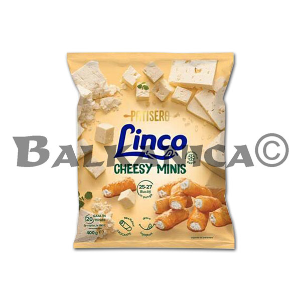 400 G MINI RULOURI CU BRANZA SARATA LINCO 400 G MINI RULOURI CU BRANZA SARATA LINCO