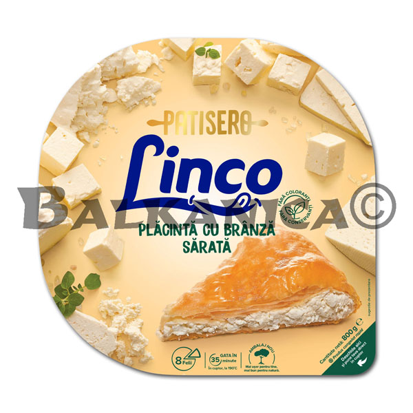 800 G PLACINTA CU BRANZA SARATA LINCO 800 G PLACINTA CU BRANZA SARATA LINCO