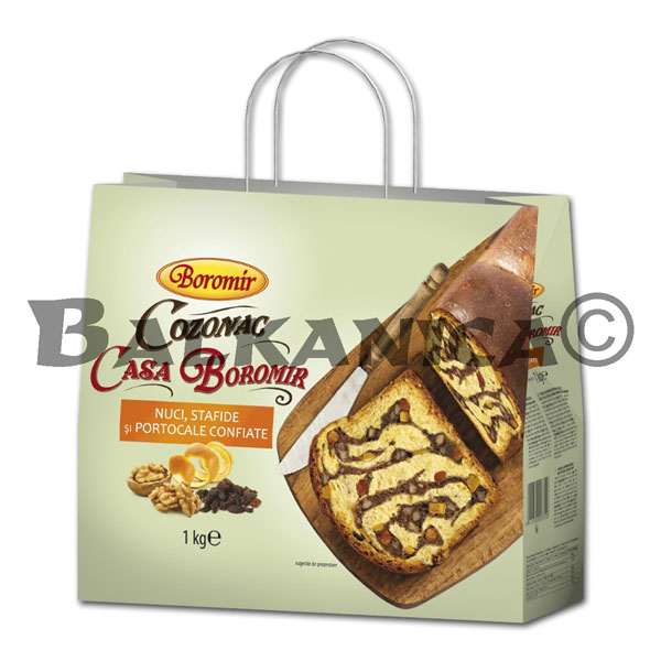 1 KG MONA DE PASCUA CASERA NUECES PASAS Y NARANJA BOROMIR 1 KG MONA DE PASCUA CASERA NUECES PASAS Y NARANJA BOROMIR
