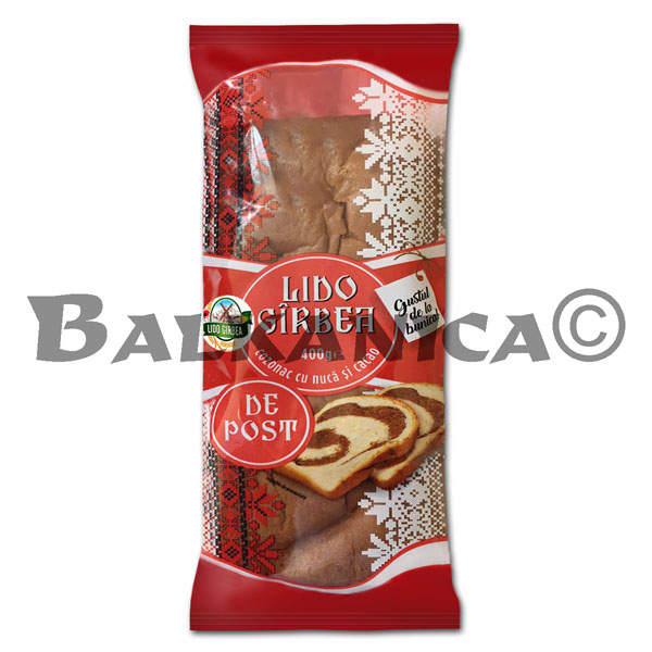 400 G EASTER BREAD FAST NUTS AND COCOA LIDO GIBREA 400 G EASTER BREAD FAST NUTS AND COCOA LIDO GIBREA