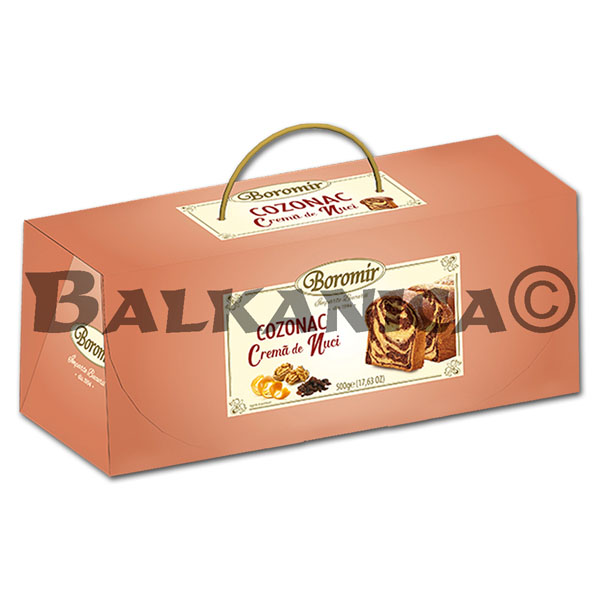 500 G MONA DE PASCUA CON CREMA DE NUECES BOROMIR 500 G MONA DE PASCUA CON CREMA DE NUECES BOROMIR