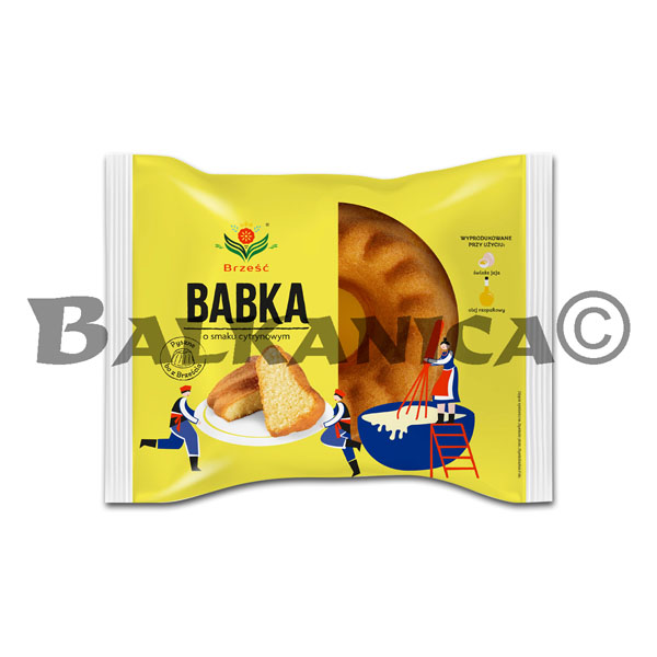 300 G BABKA O SMAKU CYTRYNOWYM BRZESC