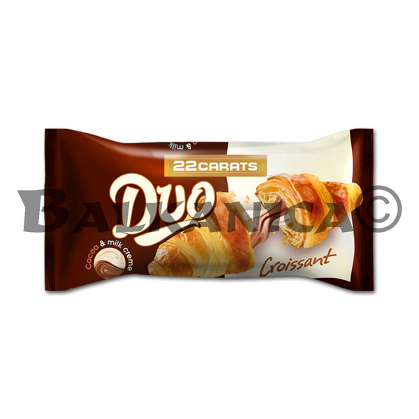 80 Г КРУАССАН С КАКАО И МОЛОКОМ ДВОЙНОЙ 22 КАРАТС