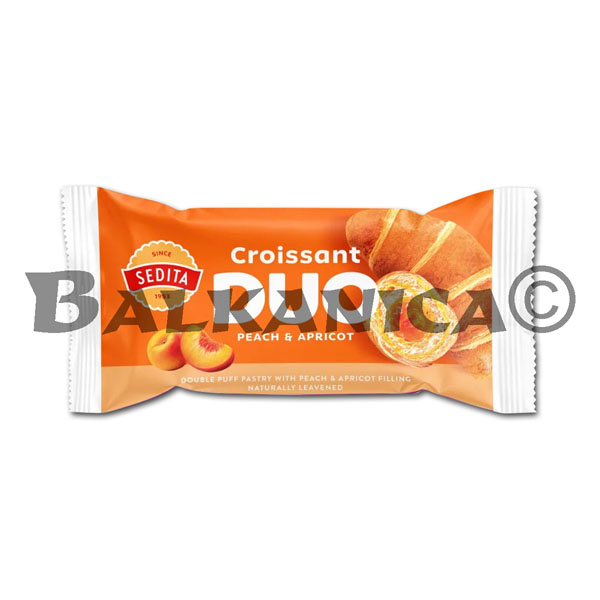 50 G CROISSANT DUO MELOCOTON Y ALBARICOQUE SEDITA