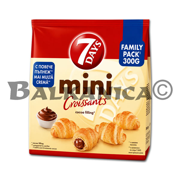 300 G CROISSANT MINI CACAO 7 DAYS