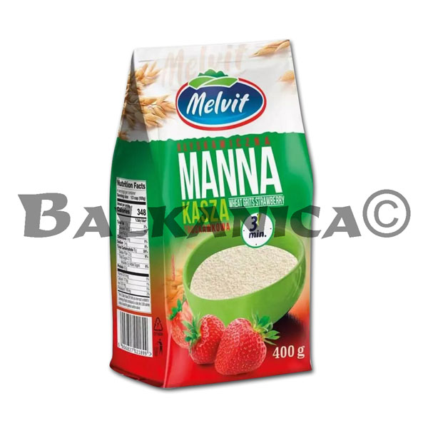 400 G SEMOLA DE TRIGO SABOR FRESA MELVIT