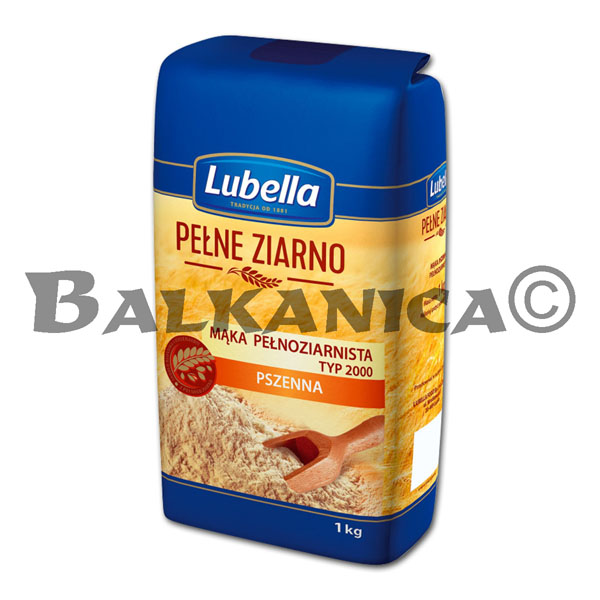1 KG HARINA DE TRIGO INTEGRAL TIPO 2000 LUBELLA 1 KG HARINA DE TRIGO INTEGRAL TIPO 2000 LUBELLA