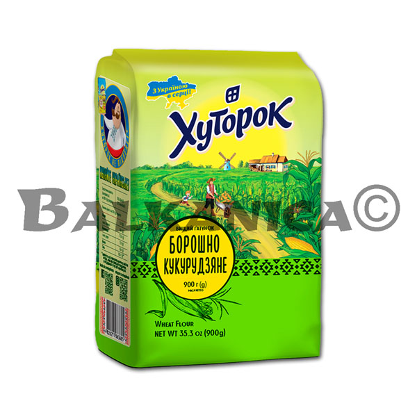 900 Г КУКУРУЗНАЯ МУКА ХУТОРОК