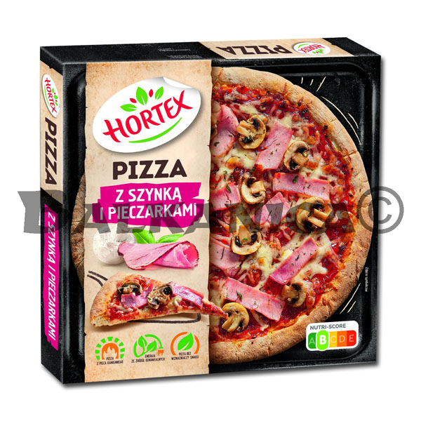 345 G PIZZA HAM AND MUSHROOMS HORTEX