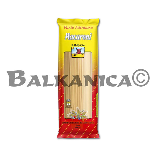 500 G PASTA MACARRONES BANEASA