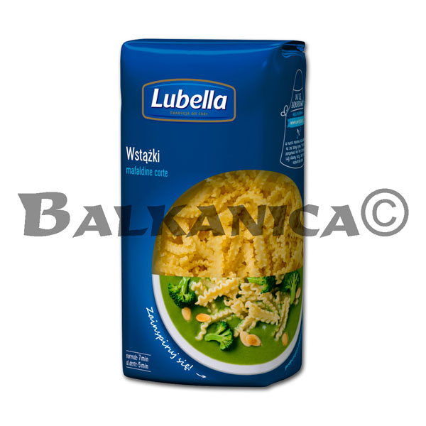 500 GR MACARRONES TIRAS LUBELLA 500 GR MACARRONES TIRAS LUBELLA