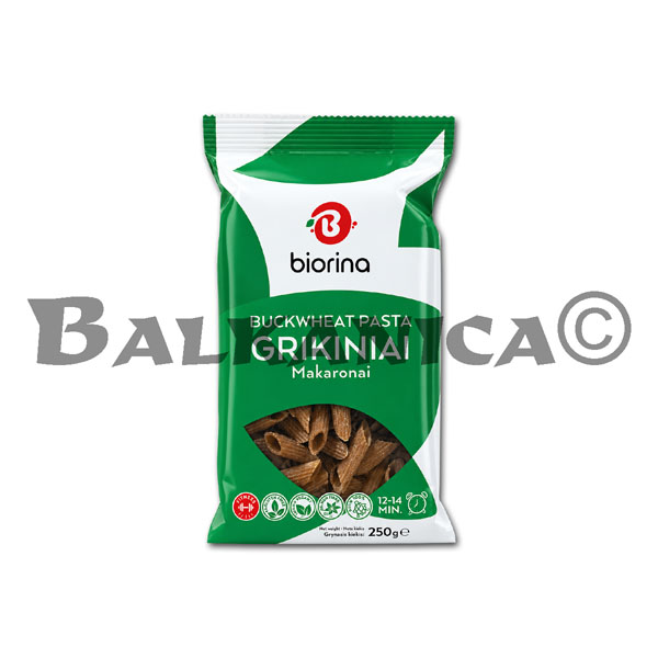 250 G PASTA BUCKWHEAT GRIKINIAI BIORINA