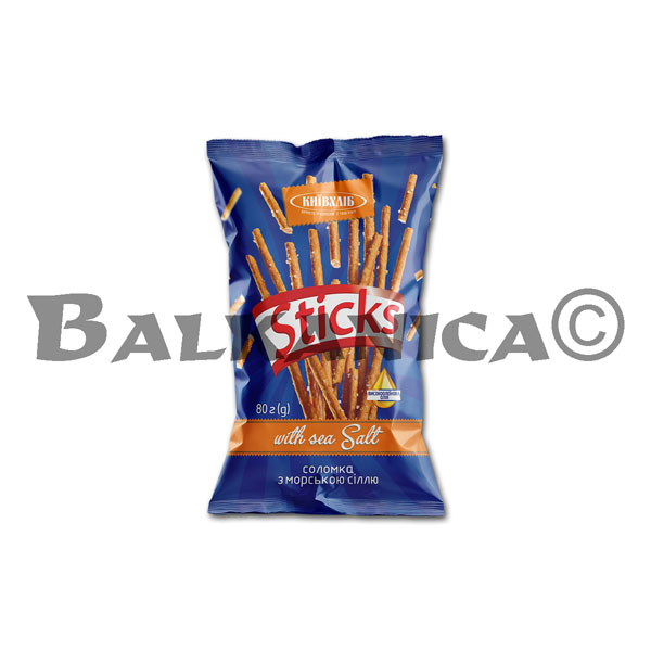 80 G DRY STICKS WITH SEA SALT KYIVHLIB