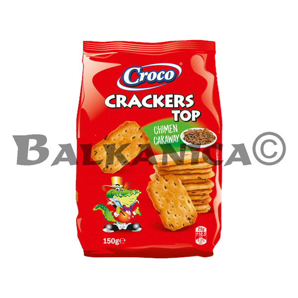 150 G GALLETAS CON ALCARAVEA TOP CROCO 150 G GALLETAS CON ALCARAVEA TOP CROCO