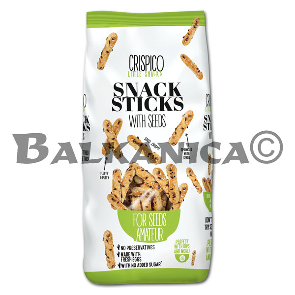 125 GR SNACK STIKS CON SEMILLAS CRISPICO 125 GR SNACK STIKS CON SEMILLAS CRISPICO