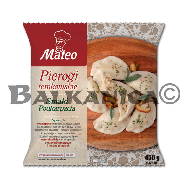 450 GR PIEROGI LEMKOWSKIE MATEO 450 GR PIEROGI LEMKOWSKIE MATEO