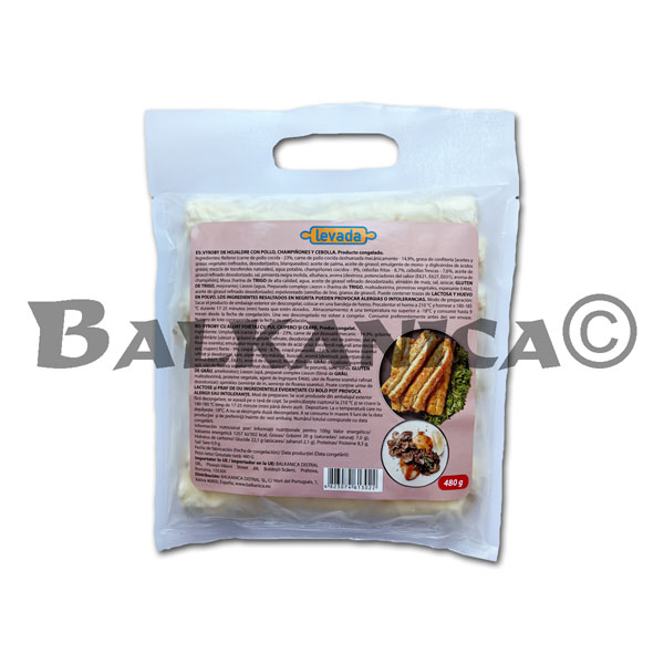 480 G CIASTO FRANCUSKIE Z KURCZAKA GRZYBY I CEBULA LEVADA