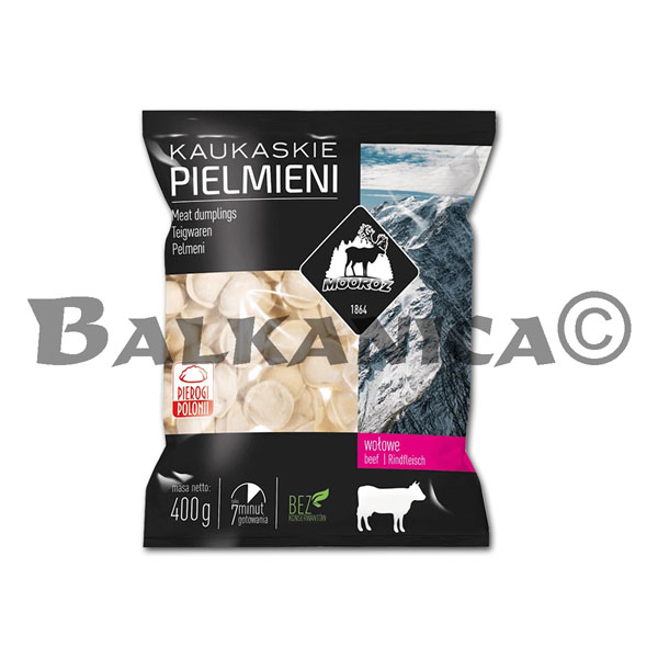 400 G KAUKASKIE DUMPLINGS WITH BEEF MEAT MOOROZ