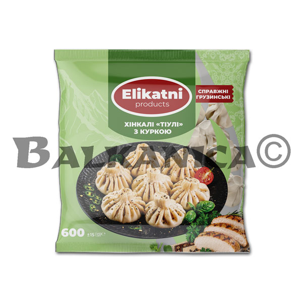 600 G KHINKALI (DUMPLINGS) TIULI CON POLLO ELIKATNI