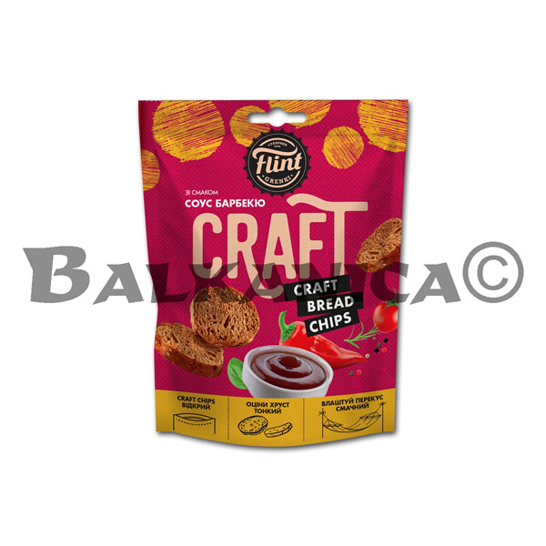 80 G CROUTONS BARBECUE SAUCE CRAFT FLINT