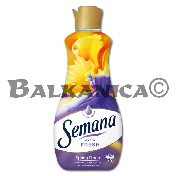 1.5 L SUAVIZANTE DE ROPA EXTRA FRESCO FLORACION PRIMAVERAL SEMANA 1.5 L SUAVIZANTE DE ROPA EXTRA FRESCO FLORACION PRIMAVERAL SEMANA